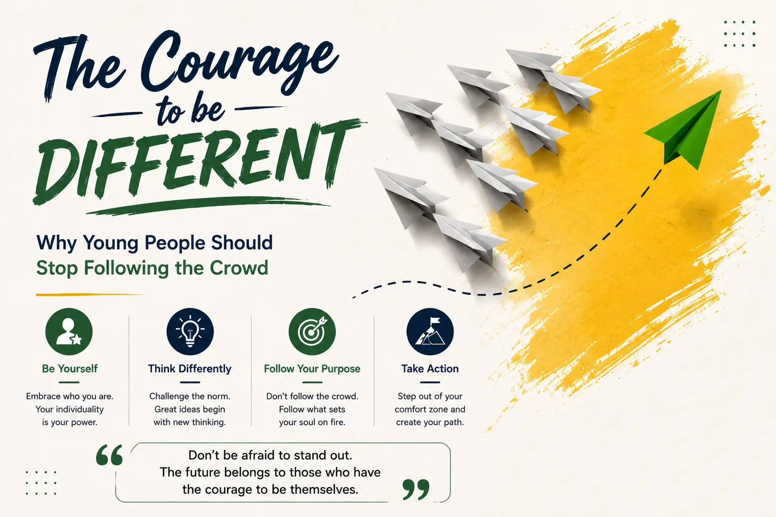 The Courage to Be Different: Youth Development, Confidence & Leadership
